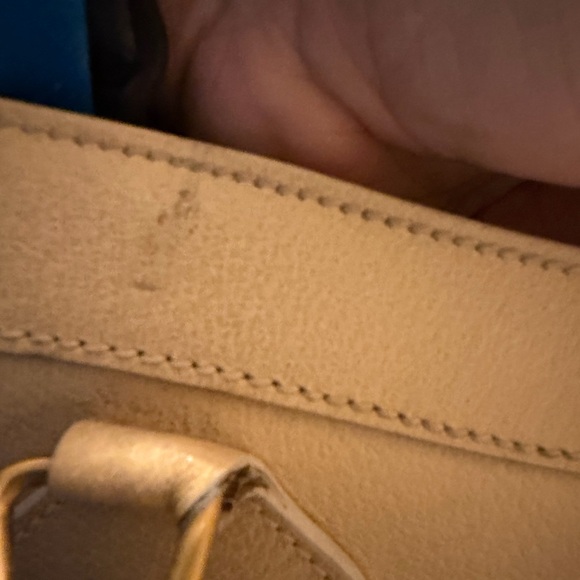 Gucci Ivory Leather Diana Satchel W/ Bamboo Handles W COA (see Photos) - Picture 11 of 14